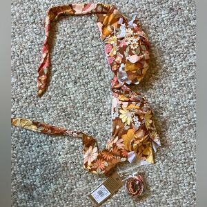 Billabong X The Salty Blond Bikini Top With Ruffles